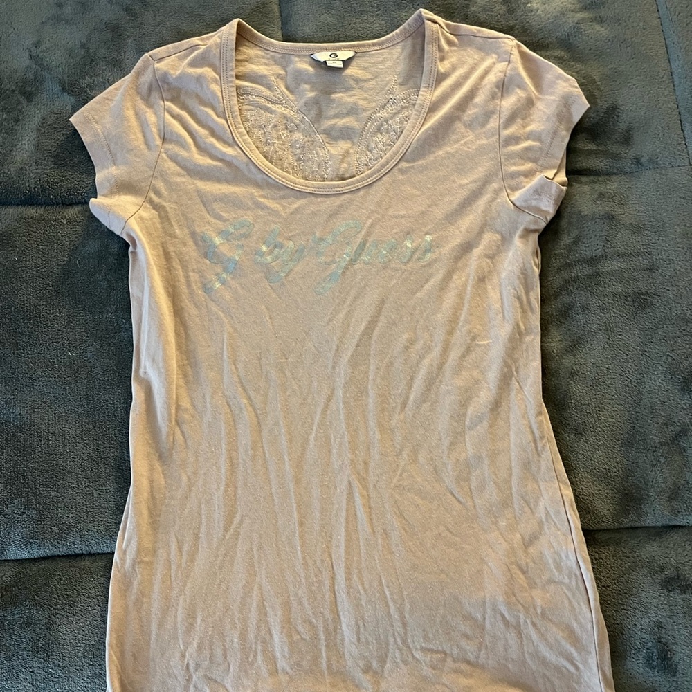 Brand: Guess Size: XS Color: Baby pink